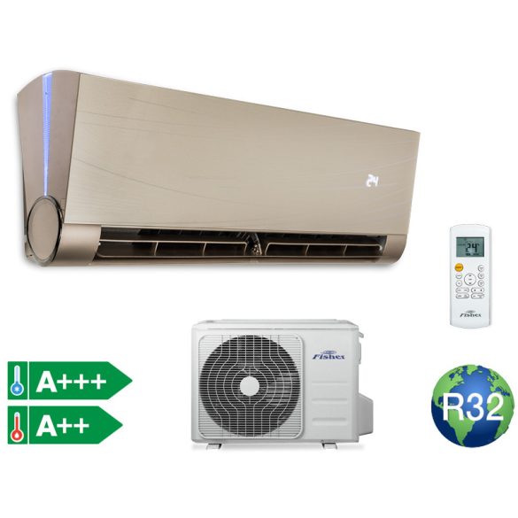 Fisher Art 3,52kW inverteres split klíma (antracit, gold, silver)