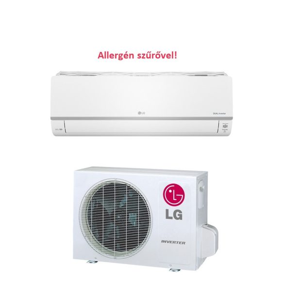 LG Silence Plus PC09SK oldalfali monosplit  klíma 2,5kW