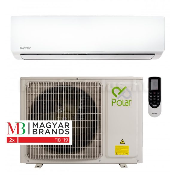 Polar SIEH0035SDR/SO1H0035SDR Rainbow oldalfali monosplit klíma 3,5kw balck/silver